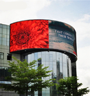 Waterproof P6 Outdoor Full Color LED Display Flexible Curved 4500 Nits